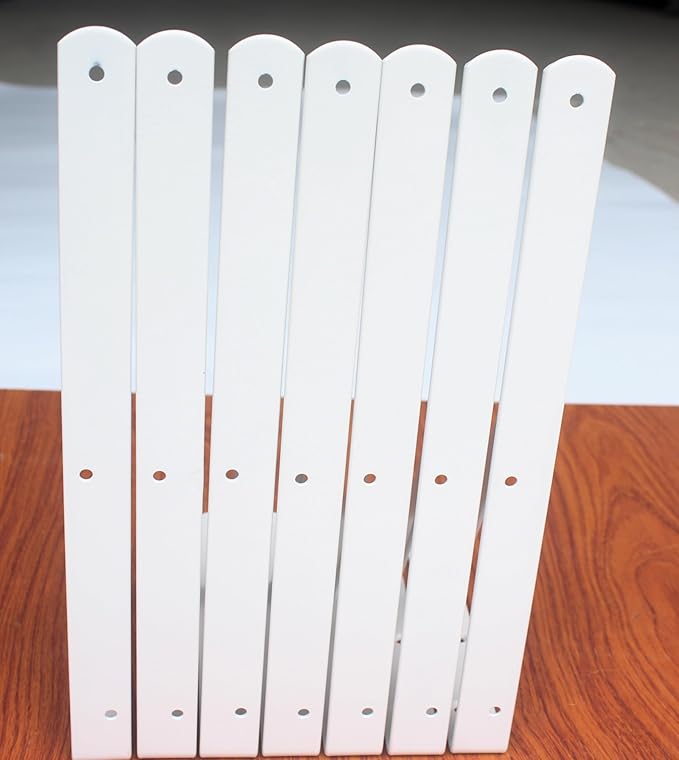 12 Pack L12 x H 8" White Heavy Duty Shelf Brackets with Screws Metal Shelf Brackets Shelf Support Angle Brackets for Shelves L Brackets Heavy Duty Floating Shelf