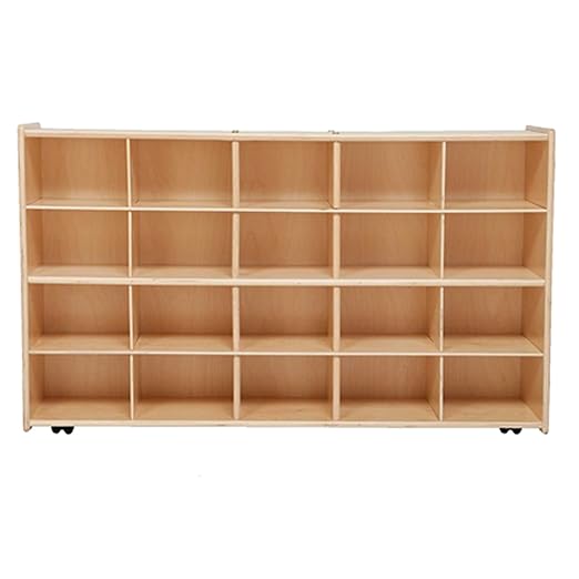 Contender C14509LGF-C5 (COO2Z) Mobile 20 Tray Storage with Lime Green Trays - Assembled with Casters
