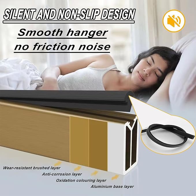 Square Closet Rods-Cuttable, Removable-Heavy Duty Black Wardrobe Rods and Brackets-Commercial, 12 16 18 24 28 30 60 72 In-Suitable for.Laundry.Home.Hotel.Clothing Store (Black,18in)