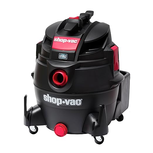 Shop-Vac 5801611 Wet Dry Vac with SVX2 Motor Technology, 16 Gallon, 2-1/2 Inch x 8 Foot Lock-On Hose, 150 CFM, (1-Pack) , Black