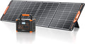 GRECELL 1000W Solar Generator with 200W Portable Solar Panel, 999Wh Portable Power Station Solar Powered Generator Lithium Battery Backup USB-C PD 60W for Outdoor Camping RV Off-grid Home Emergency