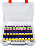Flash Drive Case USB Memory Stick SD Card Storage Organizer- Holds 104pcs Thumb Drives Electronic Accessories Holder for Sandisk for Samsung for Inland for PNY for Netac (White)
