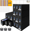 10800+ Card Storage Box, 2000+ Toploader Storage Box for Commander Display,with 72 Dividers, Labels & Tapes,Fit for TCG, PTCG, MTG