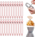Data Cable Organizer, Silicone Cable Ties Reusable - Elastic Cord Organizer for Electronics, Adjustable Wire Ties for Cable Management,Computer Wires,Phone Charger,Earphone,Home Office (Pink, 20PCS)