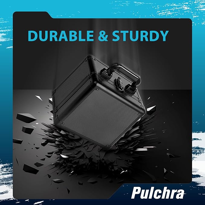 Pulchra Graded Card Storage Box, Top Loaders Case, Sports Trading Box, Slab PSA MTG CSG SGC Magnetic Holder, Waterproof Carrying Case, Collector Storage Boxes