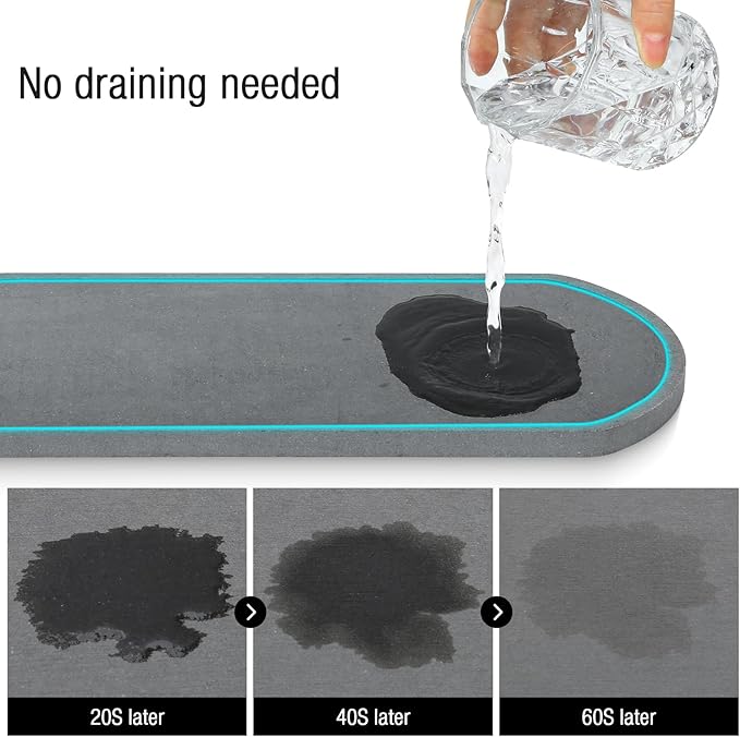 Kitchen Sink Organizer with Sponge Holder & Brush Holder - Drain-Free Non-Slip Base, 2.6mm Stainless Steel with Gold Rust-Resistant Coating - Easy Install & Clean Kitchen Sink Caddy