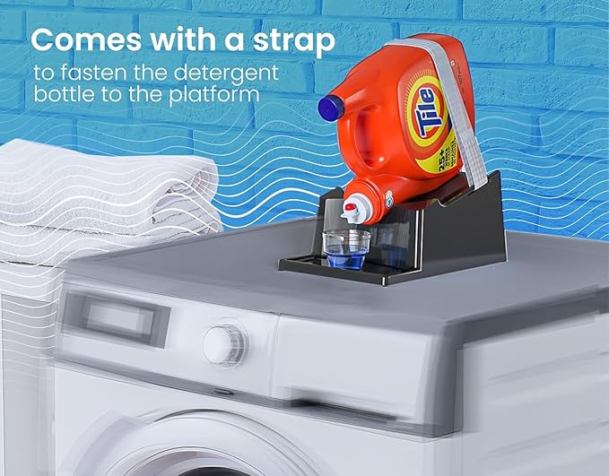 Skywin 3 in 1 Laundry Room Organization Kit – Stackable Storage Bins, Laundry Detergent Holder Stand & XL Pods Container, Durable Home Organizer Set and Thoughtful Gift for Women, Moms & Home Lovers