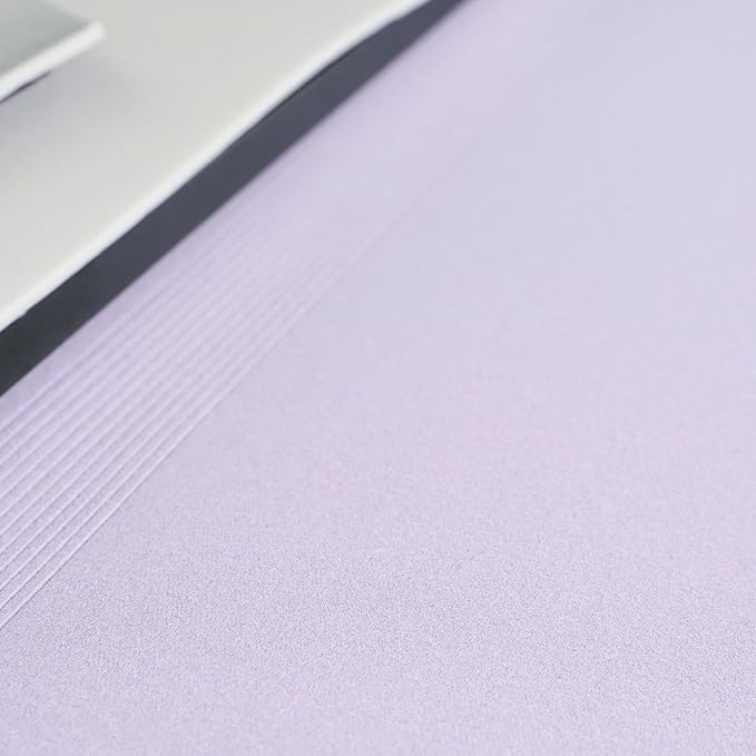 PU Leather Laptop Sleeve 13 Inch Compatible with 2024 13inch MacBook Air M3,13 MacBook Pro M2, Surface Pro 7, Dell XPS 13 with Small Pouch, Mouse Pad and Cord Holder Color Light Purple