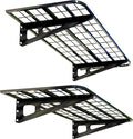 2-Pack 2x4ft Garage Wall Shelves, 2 Shelf Total 8 ft(L) Garage Shelving Wall Mounted – Heavy-Duty Storage Shelves, Perfect for Holding Storage Bins, Boxes, Sporting Goods, Tools, and More Space-Saving