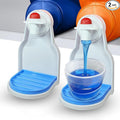 Simplation [2 Pack] Laundry Detergent Cup Holder, Detergent Drip Catcher (Upgraded Drip Tray), No More Mess or Leaks, Grip Style