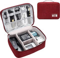 Electronics Organizer Travel Cable Organizer Bag Waterproof Portable Digital Storage Bag Electronic Accessories Case Cable Charger Organizer Case