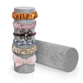 2 Pcs Vertical Headband Holder Organizer Soft Velvet Hairband Dislay Stand Head Band Holders for Girls, Gray