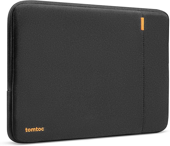 tomtoc 360° Protective Laptop Sleeve for 14-inch MacBook Pro M5/M4/M3/M2/M1 Pro/Max A3434 A3112 A3401 A3185 A2992 A2918 2025-2021, Water-Resistant Case Bag with Accessory Pocket for 13.8Surface Laptop