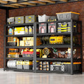 72''H Garage Shelving Heavy Duty,2500LBS Storage Shelves,5-Tier Adjustable Metal Shelve Storage Shelf Rack, Industrial Shelving Unit for Garage,Warehouse, Basement (35" W x 15.7" D x 72" H) 2PC