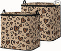 Large Comforter Storage Bag with Zipper,Closet Organizer for Clothes/Blankets/Quilts/Pillows,Fabric Storage Bags with Portable Handles 95L(2-Pack)