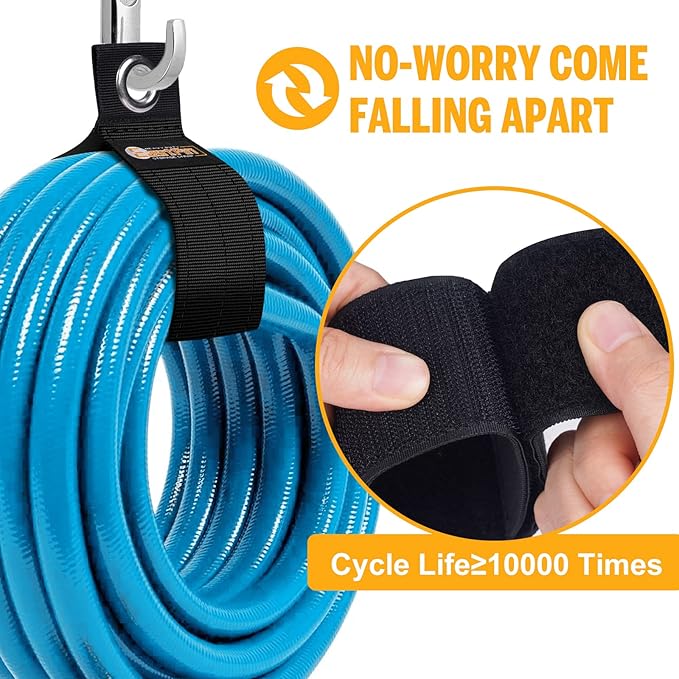 Storage Straps Christmas Stocking Stuffers for Men Gifts Gadgets Extension Cord Holder Tools Extension Cord Organizer Storage Cable Straps Cord Wrap for Hoses Rope RV Workshop Garage Organization