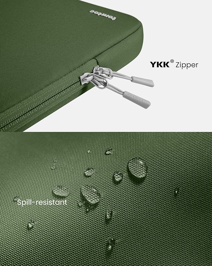 tomtoc 360° Protective Laptop Sleeve for 14-inch MacBook Pro M5/M4/M3/M2/M1 Pro/Max A3434 A3112 A3401 A3185 A2992 A2918 2025-2021, Water-Resistant Case Bag with Accessory Pocket for 13.8Surface Laptop
