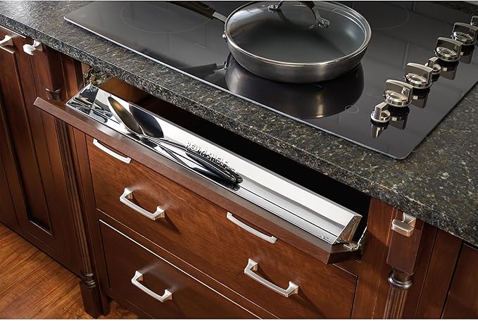 Rev-A-Shelf 16" Tip Out Tray with Soft Close for Sink Base Cabinets, Storage Organizer for Kitchen, Laundry Room, or Vanity Cabinets, 6581-16SS-SC-1