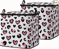 Large Comforter Storage Bag with Zipper,Closet Organizer for Clothes/Blankets/Quilts/Pillows,Fabric Storage Bags with Portable Handles 95L(2-Pack)