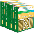 Filterbuy 20x22x5 Air Filter MERV 11 Superior Pet & Allergy Defense (4-Pack), Pleated HVAC AC Furnace Filters for Amana, Goodman, Nordyne, and Five Seasons (Actual Size: 19.50 x 21.94 x 5.25)