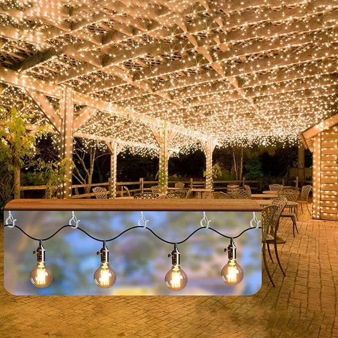 24 PCS Q-Hanger Hooks, Screw Hooks for Outdoor String Lights, Safety Buckle Design Cup Eye Hook for Hanging Christmas Lights, Plants, Mounted on Wall Ceiling, Include 1 Wing Nut Driver, Silver