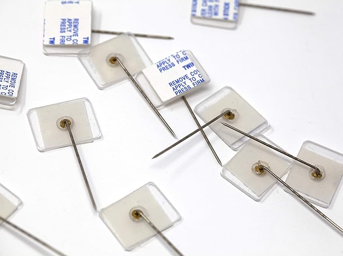Partition Clips, Decor Clips Pack of 10 Durable Fabric Pins for Furniture and Office Signs - Made in USA