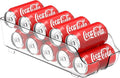 Simple Houseware Soda Can Organizer and Dispenser for Refrigerator / Pantry, Clear