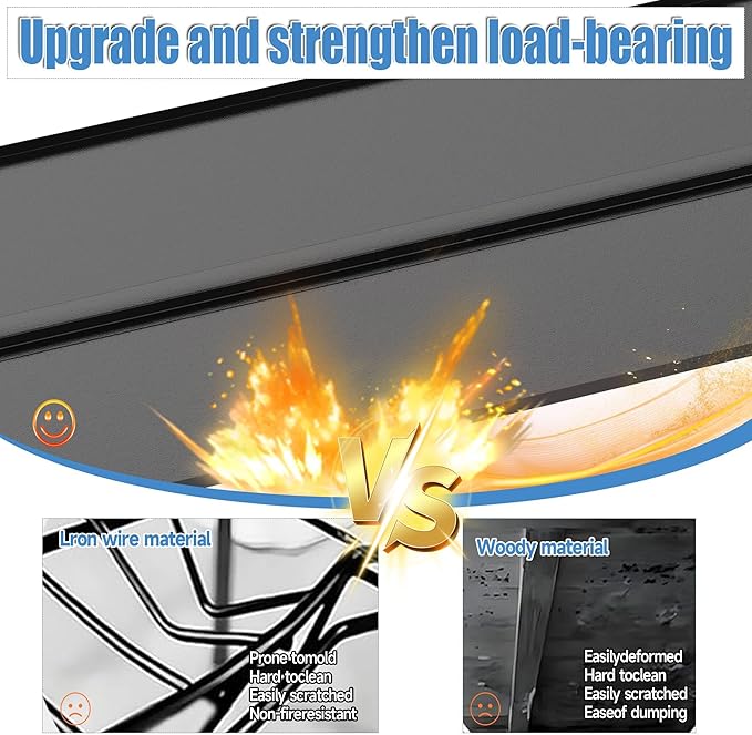 Storage Shelves, Garage Metal Shelving Unit, Adjustable, Double-Layer Column with Reinforced Ribs, Heavy-Duty, Capable of Bearing 600-3600 lbs (Black, 32 * 16 * 12, 3-Tier)