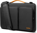tomtoc 360 Protective Laptop Shoulder Bag for 13 Inch 2025 MacBook Air M4/A3240, M3/A3113, M2/A2681, M1/A2337, MacBook Pro M2/M1, 13-in Surface Pro 11th AI/10/9, Water-Resistant Accessory Case