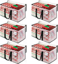 BlissTotes 6-Pack Heavy Duty Extra Large Clear Moving Bags, 93L