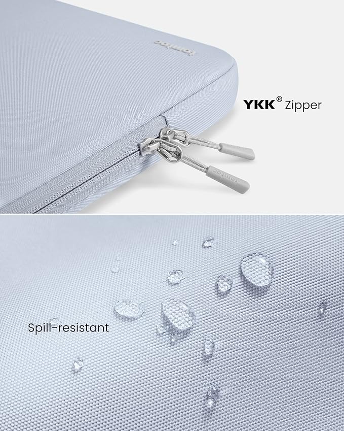 tomtoc 360 Protective Laptop Sleeve for 14-inch MacBook Pro M4/M3/M2/M1 Pro/Max A3112 A3401 A3185 A2992 A2918 A2779 2024-2021, Water-Resistant Case Bag with Accessory Pocket for 13.8 Surface Laptop 7
