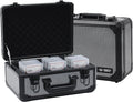 Graded Card Storage Box; Durable Sports, PSA Card Storage Case- Trading Card Storage Box - PSA Slab Case For Top Loaders (CARBON FIBER, 14.17x11.2x7 inches)