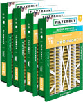 Filterbuy 20x30x5 Air Filter MERV 11 Superior Pet & Allergy Defense (4-Pack), Electrostatic Pleated HVAC AC Furnace Filters Replacement for Honeywell Return Grille (Actual Size: 18.38 x 28.63 x 3.69)