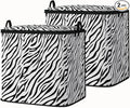 Large Comforter Storage Bag with Zipper,Closet Organizer for Clothes,Blankets,Quilts,Pillows,Fabric Storage Bags with Portable Handles 95L(2-Pack)