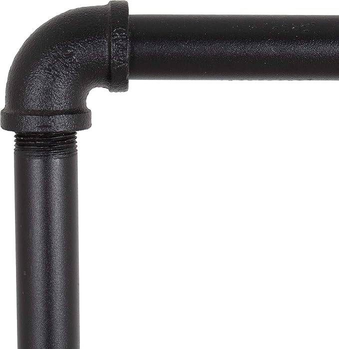 William Roberts Vintage Industrial Heavy Duty Hanging Rod Garment Rolling Closet Organizer Rack (48 in., Wheels)