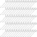Funrous 100 Pack Peg Board Hooks Stainless Steel Pegboard Hooks Shelving Display Hanging Peg Board Holders for 1/8 and 1/4 Garage Storage Tools Organizer(6 Inch)