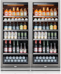 Ca'Lefort Beverage-Refrigerator 48 Inch, Tall Beverage Fridge Cellars Large Bar Drink Cabinet Built-in or Freestanding with Glass Door, Beer Cooler for Bottles and Cans Beer/Soda/Water/Wine