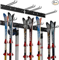 Ultrawall Wall Mount Ski Rack, Garage Ski Storage Rack, Ski Hangers For 8 Pairs of Skis