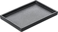 Ceramic Makeup Tray Redelaenor, Black Bathroom Accessories Holder for Kitchen Sink Organizer and Home Decorative Tray Rectangle Small Bathroom Sink Trays for Counter