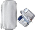 Travel Cable Organizer Tech Pouch: Portable Double Layers Cord Organizer Bag, Waterproof Travel Case Storage Bag for Cord, Charger, Earphone, USB Disk, Electronic Accessories, Travel Essentials
