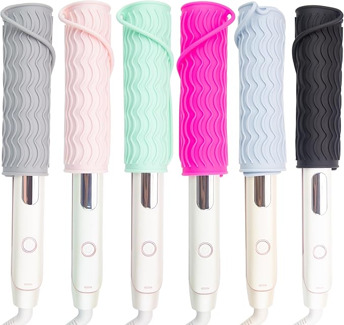 Heysam Professional Heat-Resistant Silicone Mat Flat Iron Hair Straightener Pad for Hair Styling Hot Tools, Curling Iron Travel Flat Iron Case Heat Resistant, Size 9.0 x 6.5 inches, Multiple Colors