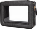 Aveniee Clear Makeup Bag Organizer,Large Travel Toiletry Bag for Women, Waterproof Cosmetic Pouch with Zippers,Car Organizers and Storage Case for Accessories,Black