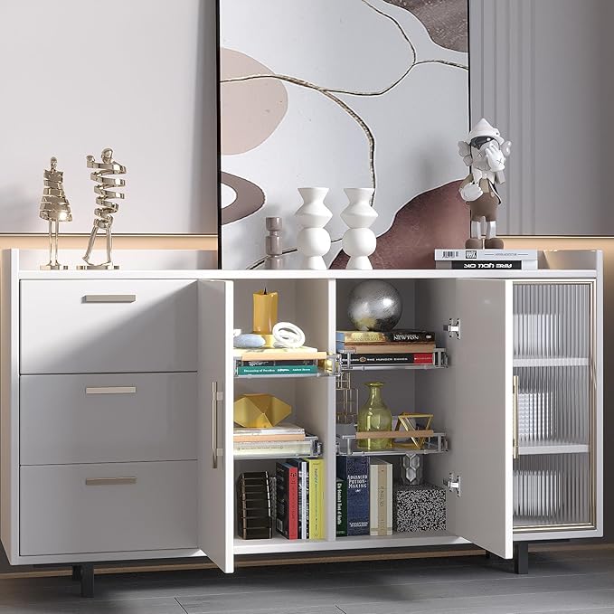 2Pack Expandable Pull Out Cabinet Organizer, Adjustable Width:12.3~18.5''W x 22.5''D Under Sink Organizer, Drawer Storage Shelves for Kitchen, Bathroom, Closet, Pantry, Cupboard, Pots, Pans