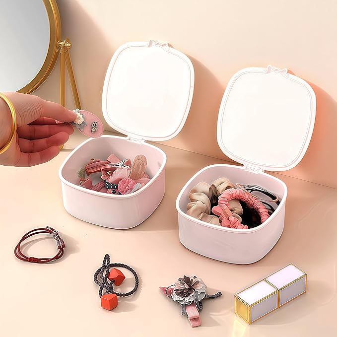 Small Hair Accessories Organizer Box For Girls Kids Teens Women, Hair clips/Ties/bands/pins/barrettes/scrunchies Organizer and Storage! (Koala)
