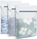 BAGAIL Laundry Bags Mesh Wash Bag for Intimates Lingerie and Delicates,3Pcs(Honeycomb,3L)
