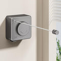 Retractable Clothesline Indoor Outdoor, Clothes Line Retracting Indoor, Retractable Clothes Line Wall Mounted Drying Rack Clothing Line, Laundry Line with Stainless Steel Line-15.1 Feets(Grey)