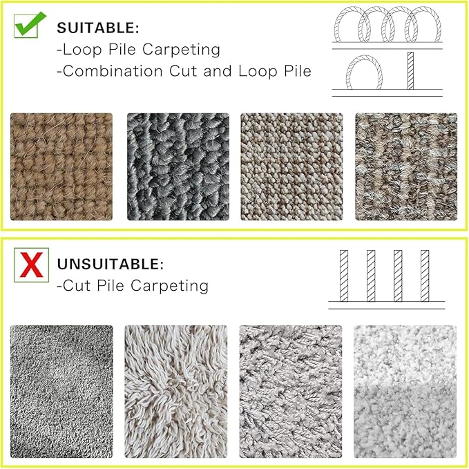 WILLBOND Carpet Cord Cover Cable Protector Floor Cover Cable Protector Management Only for Commercial Office Carpet(9.84 ft,Black and Yellow)
