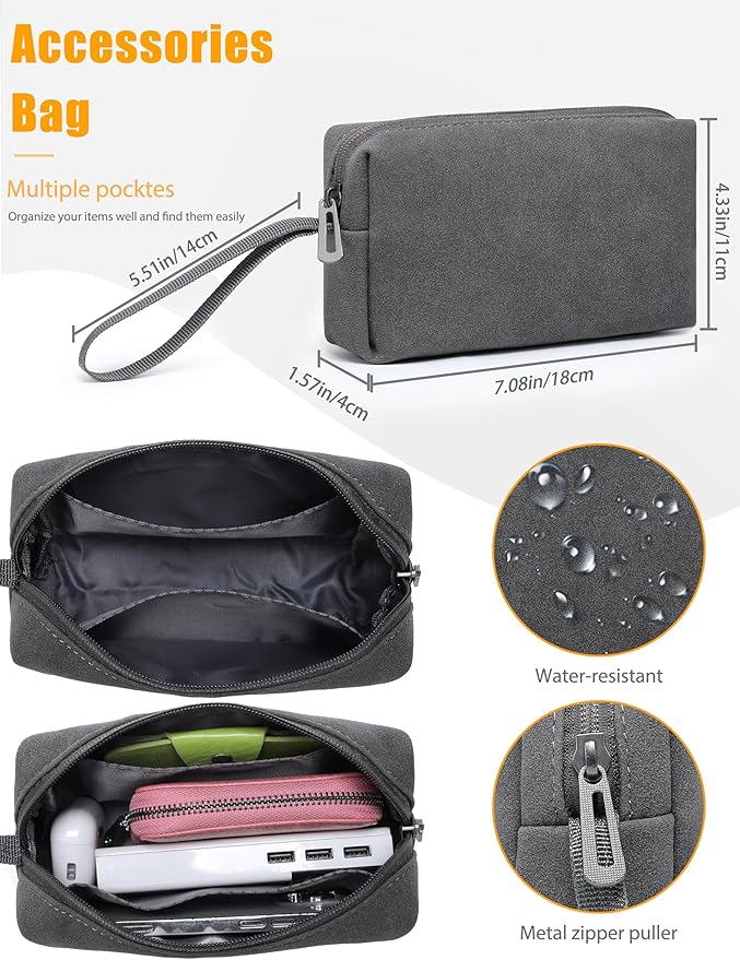 HYZUO 13 Inch Laptop Sleeve with Adjustable Stand for MacBook Air 13 M4 M3 M2 M1 2025-2018, MacBook Pro 13 M2 M1 2025-2016, Surface Pro, iPad Pro/Air 13 M4 M3 M2, XPS 13, with Pouch, Space Gray