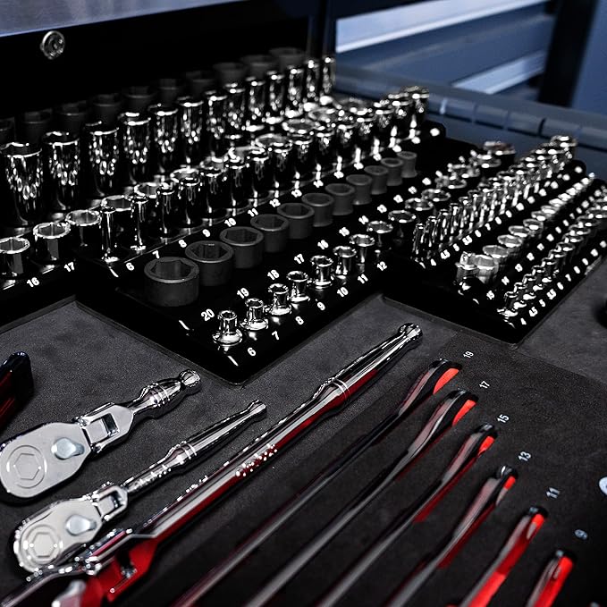 Magnetic Socket Holder in 3 Rows by Olsa Tools