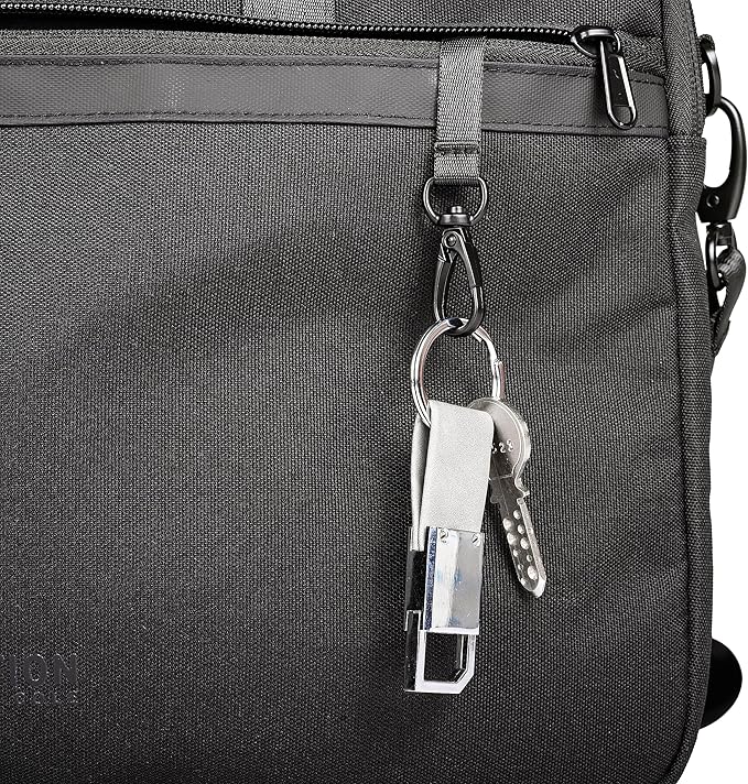 Kenneth Cole Recycled Polyester Slim 16" Laptop Business Briefcase, Black